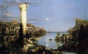 Thomas Cole Course of Empire Desolation Norge oil painting reproduction